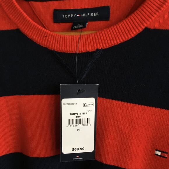 NWT Tommy Hilfiger Men's Crew Neck Cotton Sweater - Picture 7 of 12